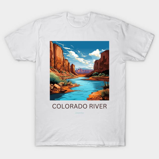 Colorado River, Arizona T-Shirt by andreipopescu